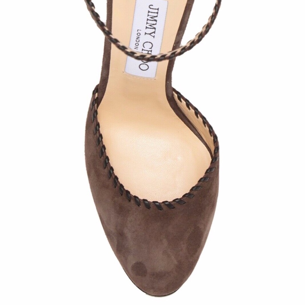 Jimmy Choo Daphne Suede Platform Sandal - Picture 5 of 8